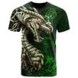 1stIreland Tee - Hill Family Crest T-Shirt - Dragon & Claddagh Cross A7 | 1stIreland