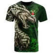 1stIreland Tee - Corsar Family Crest T-Shirt - Dragon & Claddagh Cross A7 | 1stIreland
