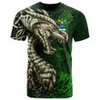 1stIreland Tee - Smith or Smythe Family Crest T-Shirt - Dragon & Claddagh Cross A7 | 1stIreland