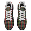 1stIreland Shoes - Stewart Black Tartan Air Cushion Sports Shoes A7
