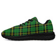 1stIreland Shoes - Wallace Hunting Green Tartan Air Running Shoes A7