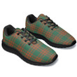 1stIreland Shoes - Menzies Green Ancient Tartan Air Running Shoes A7 | 1stIreland