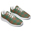 1stIreland Shoes - Menzies Green Ancient Tartan Air Running Shoes A7
