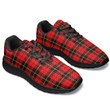 1stIreland Shoes - Wallace Hunting Red Tartan Air Running Shoes A7 | 1stIreland