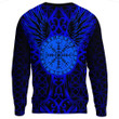 1stIreland Clothing - Viking Raven and Compass - Blue Version - Sweatshirts A95 | 1stIreland