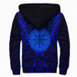 1stIreland Clothing - Viking Raven and Compass - Blue Version - Sherpa Hoodies A95 | 1stIreland