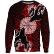 1stIreland Clothing - Viking Raven and Compass - Red Version - Sweatshirts A95 | 1stIreland