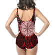 1stIreland Clothing - Viking Raven and Compass - Red Version - Women Low Cut Swimsuit A95 | 1stIreland