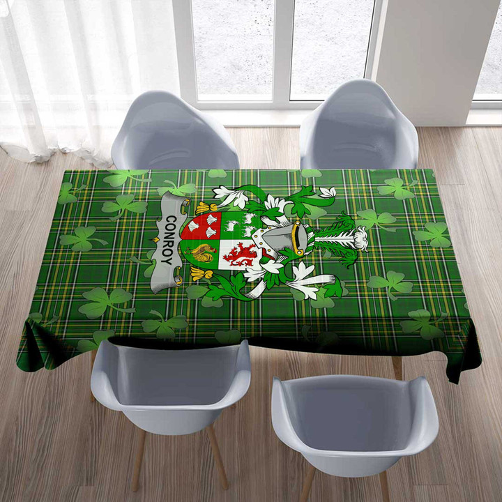 1stIreland Ireland Tablecloth - Conroy or O'Conry Irish Family Crest Tablecloth A7 | 1stIreland