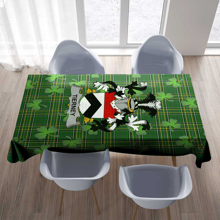 1stIreland Ireland Tablecloth - Tierney Irish Family Crest Tablecloth A7 | 1stIreland