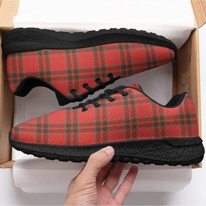 1stIreland Shoes - Grant Weathered Tartan Air Running Shoes A7