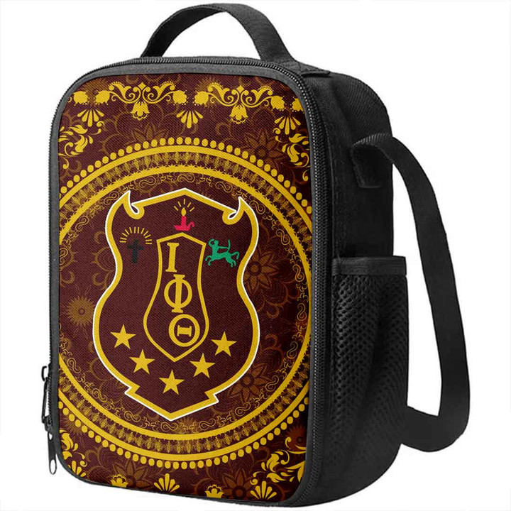 Africa Zone Bag - Iota Phi Theta Floral Pattern Lunch Bag A35