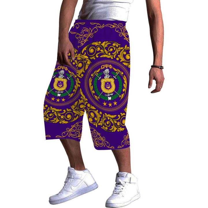 Africa Zone Clothing - Omega Psi Phi Fraternity Baggy Short A35