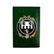 (Laser Personalized Text) Aldwell Family Crest Minimalist Wallet K6