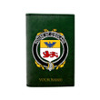 (Laser Personalized Text) Boland or O'Boland Family Crest Minimalist Wallet K6