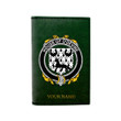 (Laser Personalized Text) Duane or O'Devine Family Crest Minimalist Wallet K6