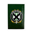 (Laser Personalized Text) Durkin or O'Durkin Family Crest Minimalist Wallet K6