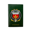 (Laser Personalized Text) Gamble Family Crest Minimalist Wallet K6