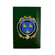 (Laser Personalized Text) Greene Family Crest Minimalist Wallet K6