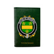 (Laser Personalized Text) Marward Family Crest Minimalist Wallet K6