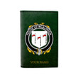 (Laser Personalized Text) McAlindon or McAlindem Family Crest Minimalist Wallet K6