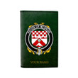 (Laser Personalized Text) McBride or MacBride Family Crest Minimalist Wallet K6