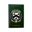 (Laser Personalized Text) Price Family Crest Minimalist Wallet K6