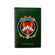 (Laser Personalized Text) Pyne Family Crest Minimalist Wallet K6