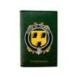 (Laser Personalized Text) Trumbull or Turnbull Family Crest Minimalist Wallet K6