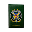(Laser Personalized Text) Wade Family Crest Minimalist Wallet K6