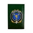(Laser Personalized Text) Wall Family Crest Minimalist Wallet K6