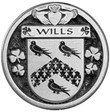 (Personalized), Wills Clan Crest Rennie Mackintosh Style Pendant CLPRM TH5