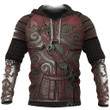 1stireland Hoodie, 3D Lord of the Rings Armor Th00