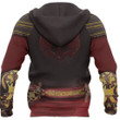 1stireland Zip Up Hoodie, 3D King Theore Armor Th00