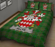 Allyn Ireland Quilt Bed Set Irish National Tartan A7