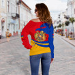 Armenia Women Off Shoulder Sweater Version K4