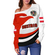 Austria Off Shoulder Sweater Proud Version K4