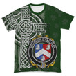 Irish Family, Halligan or O'Halligan Family Crest Unisex T-Shirt Th45