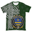Irish Family, Holte or Holt Family Crest Unisex T-Shirt Th45