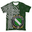 Irish Family, Mallin or O'Mallan Family Crest Unisex T-Shirt Th45