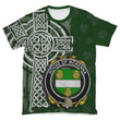 Irish Family, McKenna or Kennagh Family Crest Unisex T-Shirt Th45