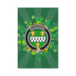 Irish Garden Flag, Ahearne (Aherne) Family Crest Shamrock Yard Flag A9