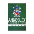 Irish Garden Flag, Annesley Family Crest Shamrock Yard Flag A9