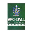 Irish Garden Flag, Archdall Family Crest Shamrock Yard Flag A9