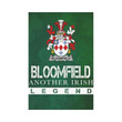 Irish Garden Flag, Bloomfield Family Crest Shamrock Yard Flag A9