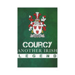 Irish Garden Flag, Courcy (De) Lord Kingsale Family Crest Shamrock Yard Flag A9