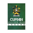 Irish Garden Flag, Curnin Or O'Curneen Family Crest Shamrock Yard Flag A9