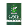 Irish Garden Flag, Curtin Or Mccurtin Family Crest Shamrock Yard Flag A9