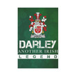 Irish Garden Flag, Darley Family Crest Shamrock Yard Flag A9