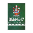 Irish Garden Flag, Dennehy Or O'Dennehy Family Crest Shamrock Yard Flag A9